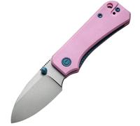 CIVIVI Baby Banter Manche G10 Rose Poudré Lame Nitro-V Satinée Emboîté Li