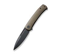 CIVIVI Caetus Manche en Micarta Burlap Vert Lame Black Stonewashed 14C28N C21025C-3