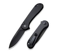 CIVIVI Elementum II Folding Pocket Knife with 7.51CM Nitro-V Blade & Black G-10 Handle, Outdoor Knife with Clip