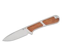 CIVIVI Mini Elementum Couteau à Lame Fixe de Cou Manche en Bois de Guibourtia Lame en Nitro-V Finiti
