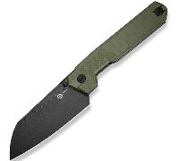 CIVIVI OD Vert G10 MancheLame Black Stonewashed 14C28NVerrou Liner Lock Encastré C230