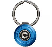 CIVIVI Organisateur de Clés de Poche en Aluminium Bleu avec 1 Anneau Porte-clés Noir, 6 Pièces Bronz