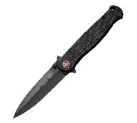 CIVIVI RS71 Manche Fraisé G10 Noir Lame Nitro-V Noir Lavé à la Pierre Liner Lock C
