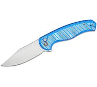 CIVIVI Stormhowl Manche en Aluminium Fraisé Bleu Brillant