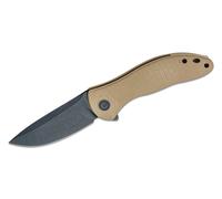CIVIVI Synergy3 Tan G10/Noir Stonewashed Nitro-V C20075D-2