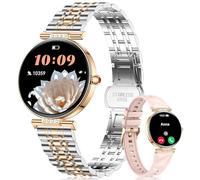 CIVO Montre Connectée Femme Sport: Ronde Etanche Smartwatch Fitness Podometre - Montres Or Rose Appel Bluetooth Compatible Android iOS Femme Cadeaux