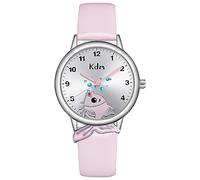 CIVO Montre Fille Garcon Etanche: Montre Bracelet Enfants Éducative Analogique - Rose Cuir Montres Filles Cadeaux