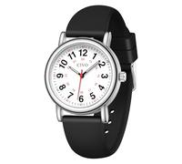 CIVO Montre Infirmière Étanche Analogique: Facile à Lire 12/24 Heures avec Aiguille des Secondes - Cadeau Professionnels Montres Bracelet pour Femmes et Hommes Étudiant
