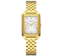 CIVO Montres pour femme avec petits poignets : montre bracelet à quartz vintage avec cadran romain - Montre dorée à trois aiguilles en acier inoxydable - Cadeaux pour petite amie, épouse, mère pour
