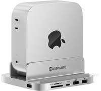 CIVV-Iexpandmate Mini218B Pro Mac Mini M4 Dock Support 10Gbps Usb C/A,Tf/Sd,2X Usb A 2.0,Mac Mini Hub & Stand Avec M.2 Nvme Ssd (Non Inclus),Pour Mac Mini M4 Et M4 Pro 2024
