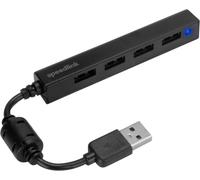 CIVV-Snappy Slim Usb Hub,4-Port,Usb 2.0,Passif,Noir