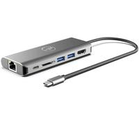 CIVV-Usb8014 Mini Dock Usb-C 6 Ports - Transfert Rapide De Données - Lecteur De Carte Sd - Prise Hdmi - Idéal Pour Votre Mac