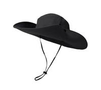 CiwDehuanle Chapeau Seau Homme Imperméable - Pliable Léger, Réglable 54-66cm, Idéal pour Pêche, Randonnée & Safari (FR/ES, Numérique, 55, 60, Noir)