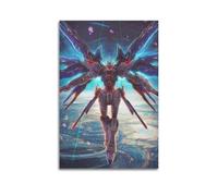 CIXWASDS Poster décoratif sur toile de Gundam de Strike Freedom - Poster et image d'art moderne pour chambre à coucher - 50 x 75 cm
