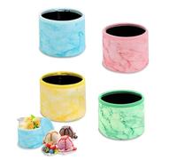 CIYIN 4 Pcs Ice Cream Neoprene Sleeve for Ninja Creami Accessories, Couvercles Réutilisables à Isolation Thermique pour NC501, NC500AMZ Ice Maker Container (24oz)