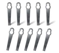 CIYIN Lot De 10 Lames Métal Coupe Bordure,Lame Coupe Bordure Metal, Lame de Tondeuse, Lames de Rechange pour Coupe-Bordure