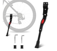 CIYIN Réglable Béquille Velo, Béquilles de Vélo avec Pied en Caoutchouc Antidérapant et clé Allen, Adulte Unisexe, pour 20"-27" Vélo, BMX, MTB