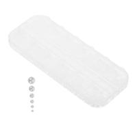 CIYODO 1 Boîte Boîte de Perles Demi-rondes à Dos Plat Blanches pour Nail Art Décoration Manucure DIY Perles Plates pour Ongles Compartiments Organisés Tenue Sécurisée et Application
