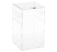 CIYODO 1 Ensemble boîte d'alimentation Transparente contenants Transparents pour Reptiles réservoir Enceinte Terrarium Insecte Le Terrarium est Transparent étuis magnétiques pour Reptiles