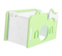 CIYODO 1 Ensemble Jouets pour cachette Maison écureuil Cage intérieure pour Cochon d'Inde Cacher Enceinte Petit Refuge pour Hamsters délicate cachette de Hamster cachettes de Hamster PVC