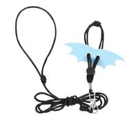 CIYODO 1 Ensemble Laisse de Animal de Compagnie Harnais Accessoires Petit Animaux Laission de Plein air Reptile Laisse de Dragon Barbu Professionnelle Sky-Blue