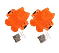 CIYODO 1 Jeu Fournitures De Massage Pour Chat Grattoir De Coin Pour Animaux De Compagnie Outils De Toilettage Pour Chaton Coin Des Animaux De Compagnie Chat Lui-même Plastique Orange