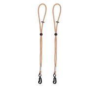 CIYODO 1 Paire de dragonnes pour de Ski - Cordon réglable avec Clip - Sangle de Suspension sécurisée Anti-Perte pour de Ski, Snowboard et activités Hivernales - Couleur Kaki