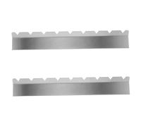 CIYODO 1 paire Support à Brochettes Acier Inoxydable pour Barbecue Rack à Brochettes Évitant la Contamination pour Viandes et Légumes Accessoire de Grillade Polyvalent