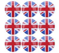 CIYODO 10 Pièces Broches Métal Drapeau Anglais Épingle Patriotique Angleterre Badge Pour Vêtements Sacs Décoration Durable