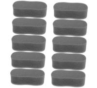 CIYODO 10 pièces Brosse à Cheveux Barbier Éponge de Nettoyage pour Coupe de Cheveux Plumeau Doux pour Salon et Coiffure Outil de Dépoussiérage de Cou et Visage