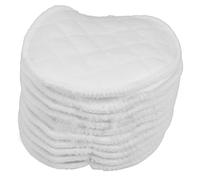 CIYODO 10 Pièces Coussinets Allaitement Lavables Coton Couches Épais et Réutilisables Absorbants et Doux pour Peau Sensible Protection Anti-fuite