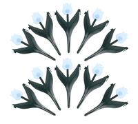 CIYODO 10 Pièces Lot de Bordures de Jardin Plastique Motif Tulipe Clôture Décorative Résistante Aux Intempéries pour Parterres et Pelouses Barrière Facile à Assembler pour Aménagement