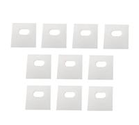 CIYODO 10 Pièces Lot de Stickers de Réparation pour Stores Verticaux Adhésifs Pom pour Réparer et Protéger Lamelles Kit de Rechange Transparent Facile à Appliquer et
