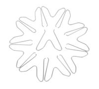 CIYODO 10 Pièces Support de Canette de Carburant Lot de Supports Pliables pour Réservoirs de Gaz Stabilisateur de Canette de Camping et Portable pour Randonnée et Cuisine Plein Air