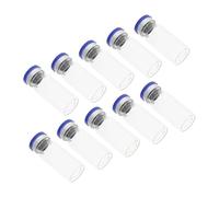 CIYODO 100 Pièces Flacons Verre Transparent Bouteilles Échantillon avec Couvercle Flacons Réutilisables pour et Expériences