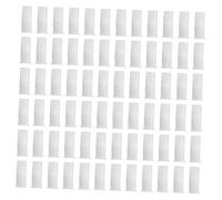 CIYODO 100 Pièces Jouets générateurs sonores en Inserts Nourrissons Cache-Bruit de grincement faiseur de Bruit Accessoire de sonore serrant Plastique Blanche