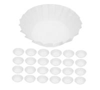CIYODO 100 Pièces Lot de feuilles sulfurisées Basque doublures rondes antiadhésives pour moules à gâteau cuisson au four et friteuse à air liners jetables adaptés aux recettes de