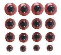 CIYODO 100 Yeux de Sécurité en Plastique Marron avec Rondelles pour Peluches Et Ours en Peluche - Accessoires de Loisirs Créatifs pour Poupées Et Amigurumis - Kit de 100 Pièces pour Projets de