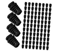 CIYODO 100pièces Presse-étoupe Abs Protecteur De Cordon Lot de Serrage sans Traction Connecteurs De Câbles