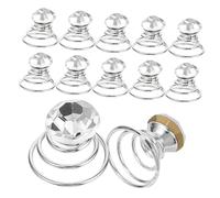 CIYODO 12 pièces Barrettes Cheveux Strass Design Simple Épingles Spirale Accessoire Coiffure Femmes Filles Mariage