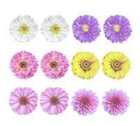 CIYODO 12 pièces Bloc-notes Adhésifs Fleurs Papier Épais pour Bureau École Notes Autocollantes Pratiques Lot de Style Mixte