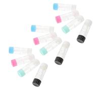 CIYODO 12 Pièces Lot de 12 Boîtes à Lentilles de Contact Rigides et Étanches, Compartiments Doubles Hygiéniques, Plastique Robuste, Couleurs Variées, Étuis Portables pour Voyage et Usage