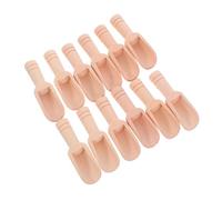 CIYODO 12 Pièces Mini Wooden Scoops Set Natural Solid Wood Tea Leaf Salt Milk Powder Spoons For Kitchen Spices And Bath Salt Condiments