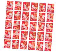CIYODO 120 Pièces Envelopes For Lunar Year Year Of The Horse Spacious Chinese Hongbao With Vibrant Printing For Wedding Spring Festival Gifting