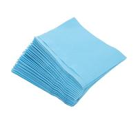 CIYODO 125 pièces Tapis Jetable Imperméable pour Manucure Bleu Ciel Protection Table Nail Art Salon et Usage Personnel