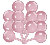 CIYODO 12pièces Boîtes de Rangement Forme de Sucette Rose Conteneurs DIY pour Décoration Maison et Présentoir Jouets Boîtes de Rangement Multifonctions pour Fleurs Séchées et Accessoires