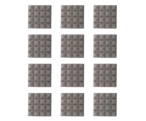 CIYODO 12pièces Panneaux Acoustiques Pyramidaux Mousse Insonorisante Haute Densité pour Phonique Mur Plafond Studio Home Cinéma