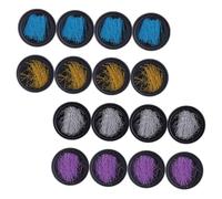 CIYODO 16 boîtes Boîtes Fils Métalliques Manucure Décoratifs pour Ongles Manucure DIY avec Fils Or Argent Bleu Accessoires Nail Art pour Créations Personnalisées