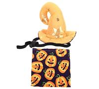 CIYODO 1ensemble Bandana Halloween pour Chiens avec Chapeau De Costume pour Animaux De Compagnie Accessoire De Fête Scary Et Unique pour Festival Halloween