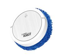 CIYODO 1ensemble Robot Nettoyeur Intelligent à Aspirateur Et Laveur sans Fil Nettoyage Humide Et Sec USB Rechargeable Design Pratique Et Silencieux Couleur Blanche